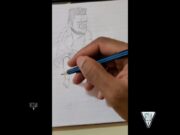 Monster Drake the Artist Sketch drawing